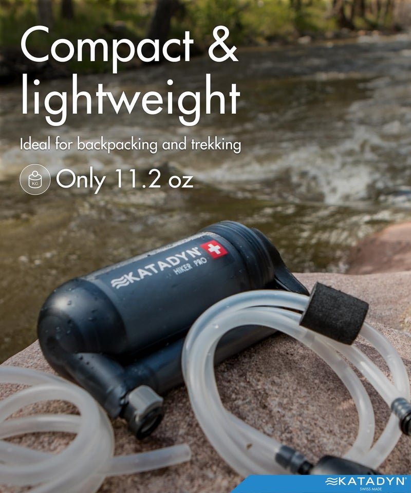 KATADYN فلتر مياه يدوي كاتادين هايكير برو لرحلات المشي، التخييم، الطوارئ والبقاء على قيد الحياة - Image 5